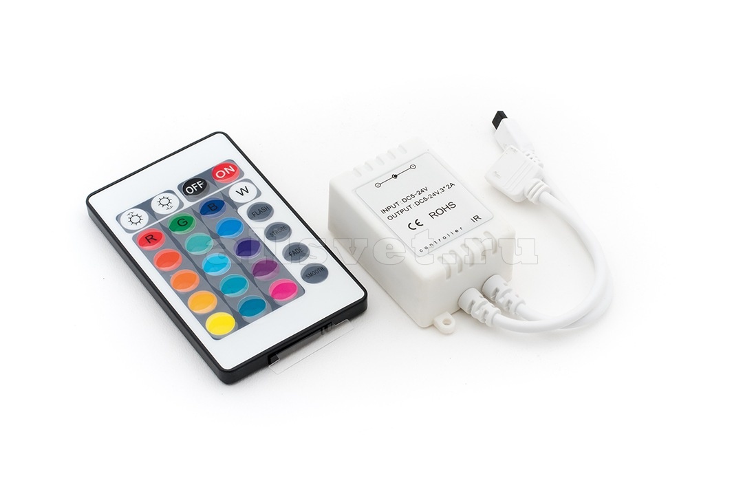 Контроллер RGB 12V LN-IR24B 72W