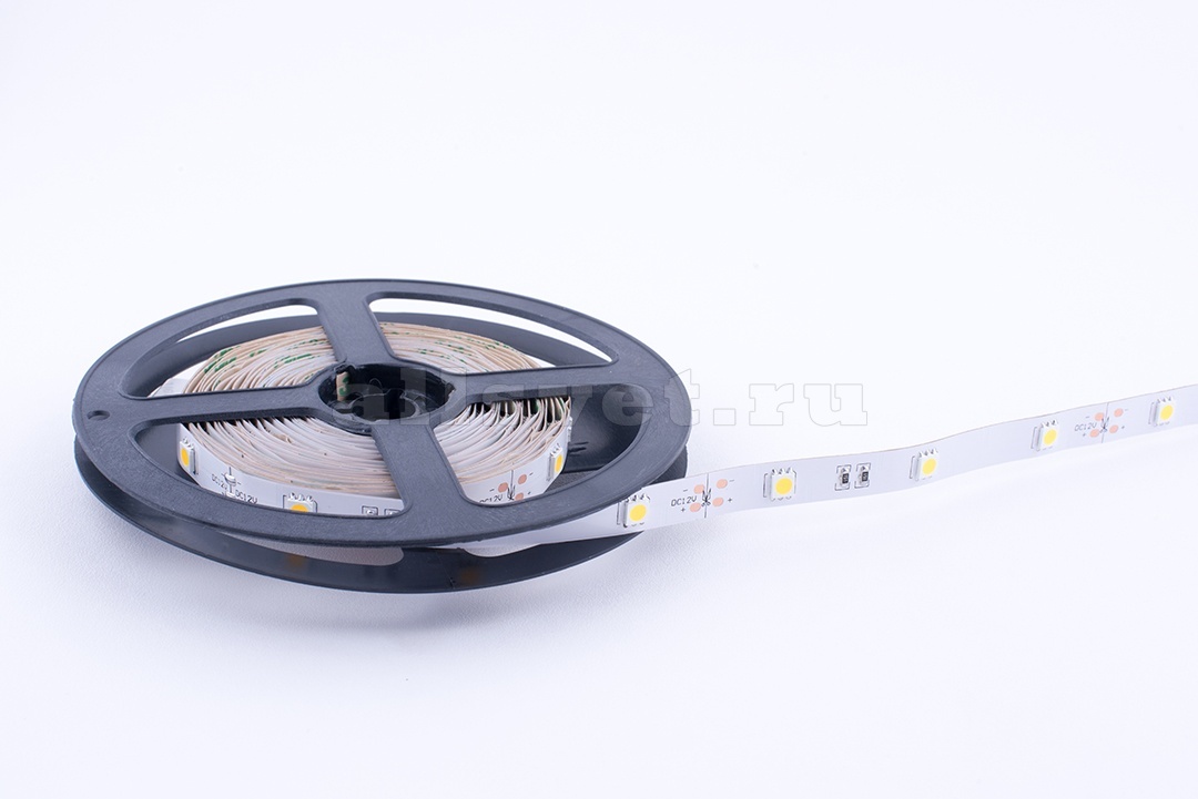 Светодиодная лента 12В SMD 5050 30 LED/м IP33