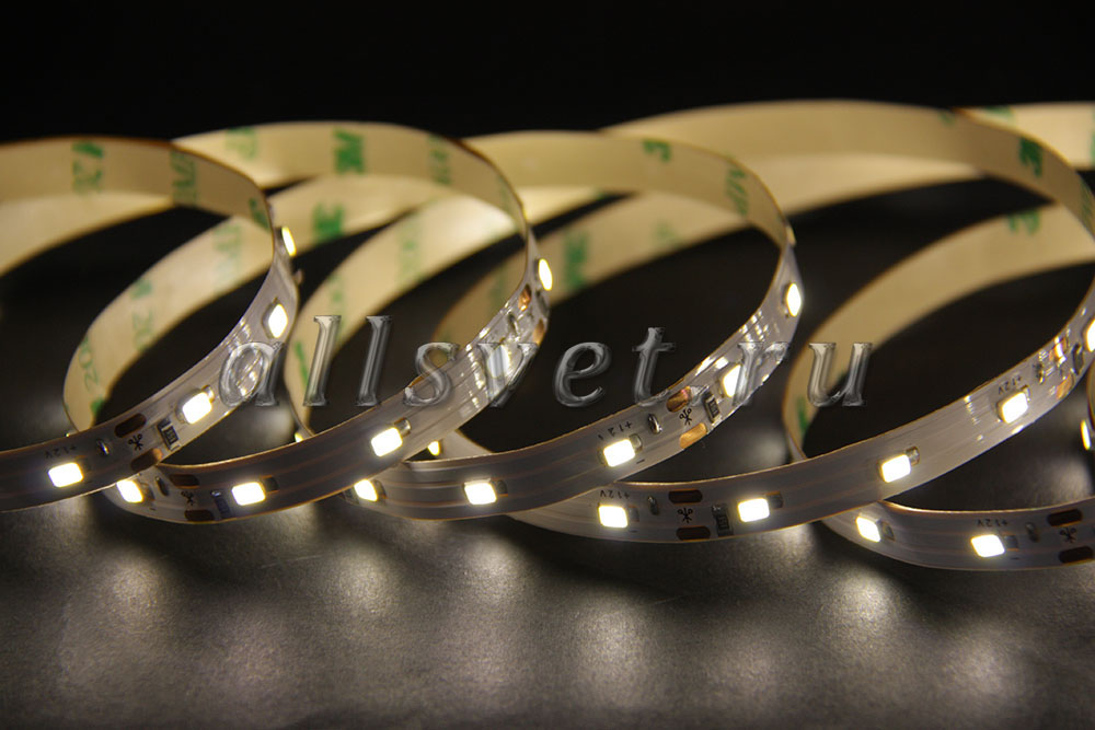 Светодиодная лента 12В SMD 3528 60 LED/м IP33