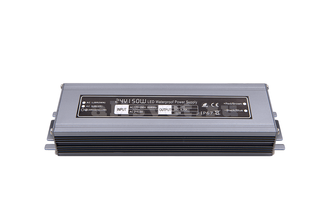 Герметичный блок питания в металлическом корпусе 24V 150Вт Compact